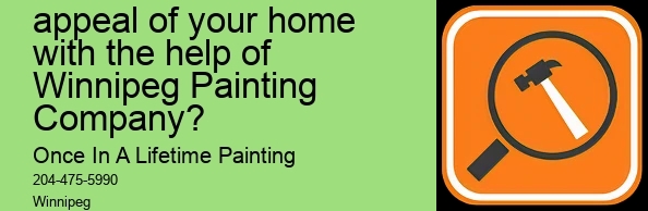 How to enhance the curb appeal of your home with the help of Winnipeg Painting Company?