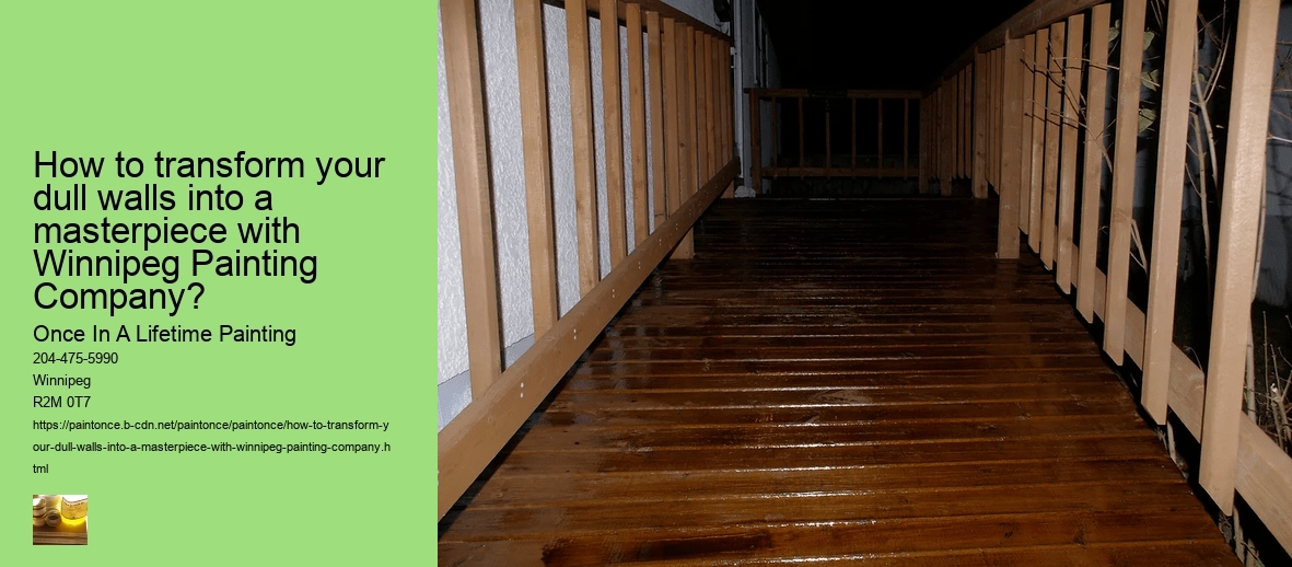 How to transform your dull walls into a masterpiece with Winnipeg Painting Company?