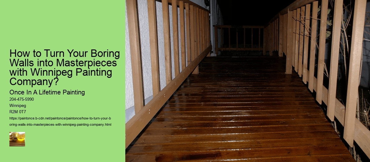 How to Turn Your Boring Walls into Masterpieces with Winnipeg Painting Company?
