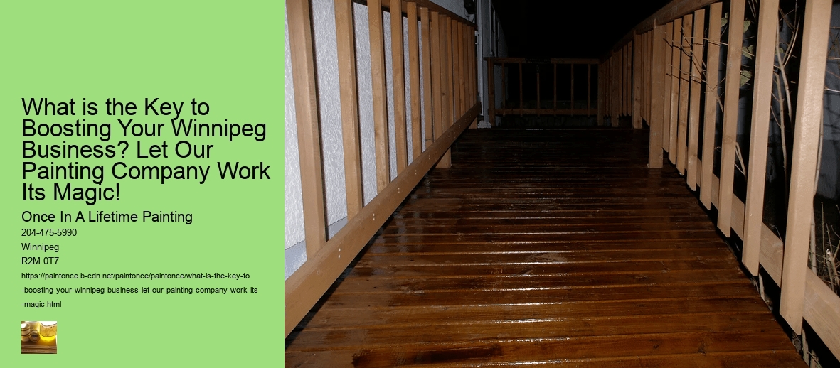 What is the Key to Boosting Your Winnipeg Business? Let Our Painting Company Work Its Magic!